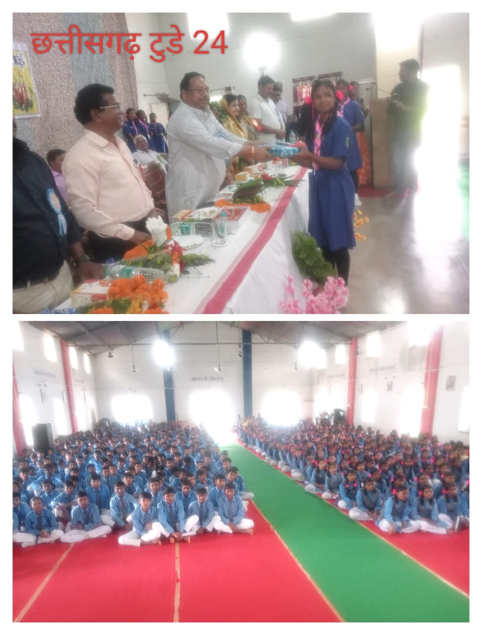 प्रभात उच्चतर माध्यमिक विद्यालय राई में मनाया गया शाला प्रवेश उत्सव  विधायक प्रबोध मिंज ने  विद्यार्थियों को दिए महत्वपूर्ण टिप्स